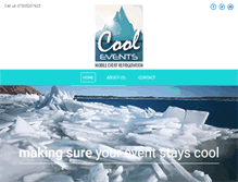 Tablet Screenshot of cool-events.com